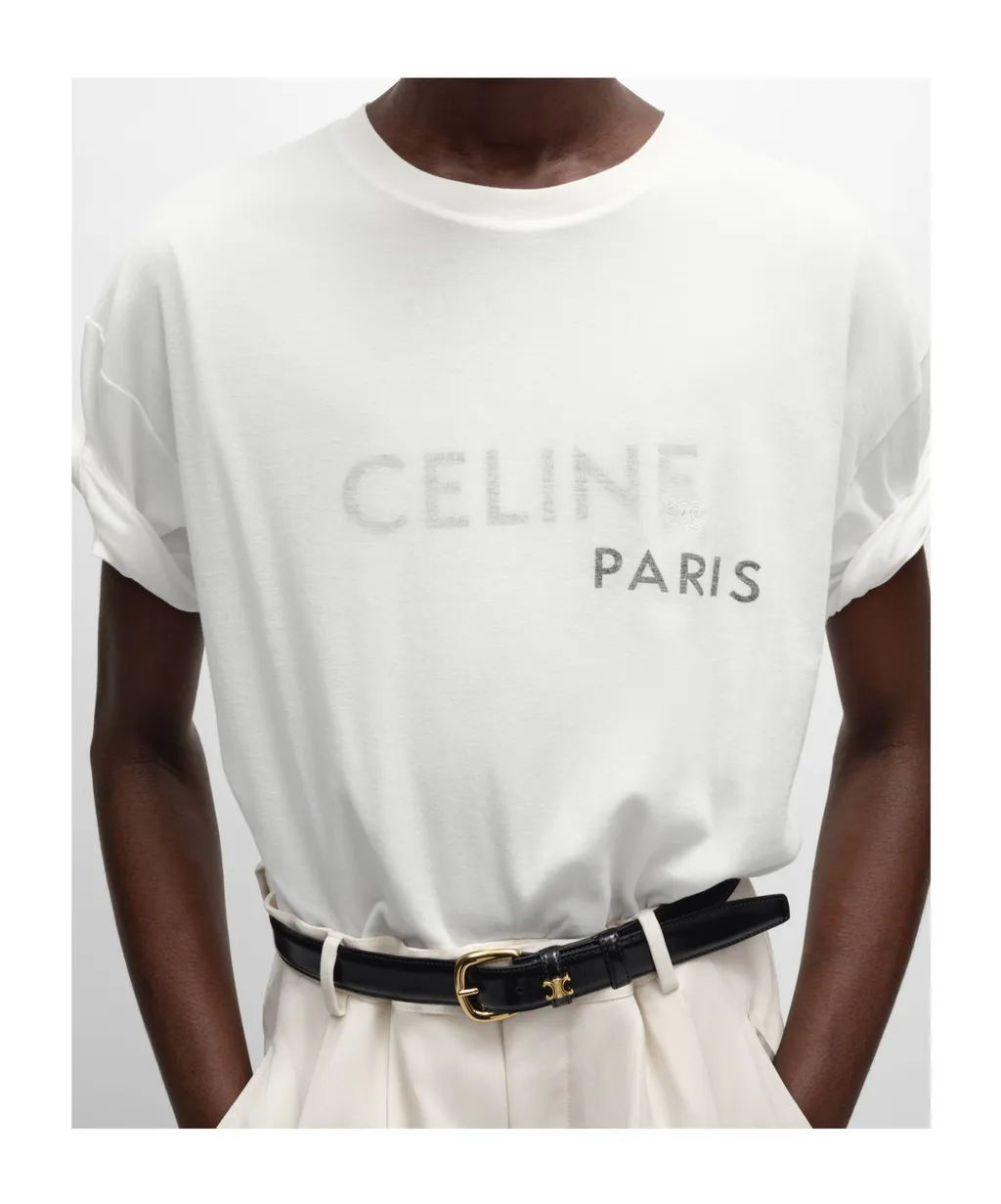 Double Layered T-Shirt In Fine Cotton Jersey