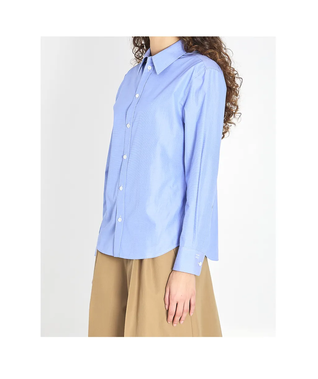 Relaxed Shirt In Cotton Poplin