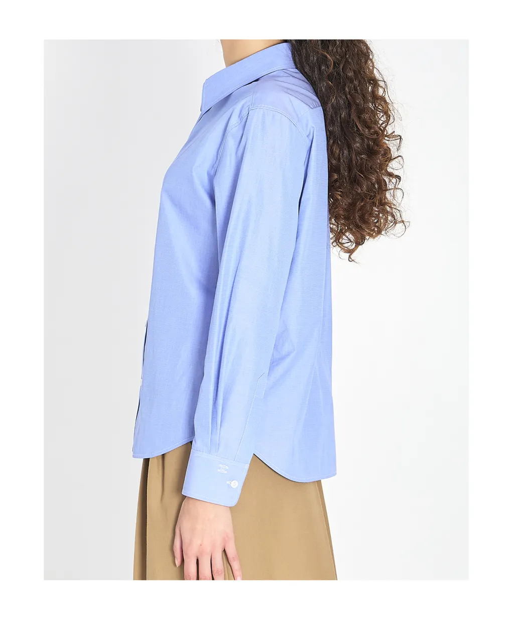 Relaxed Shirt In Cotton Poplin