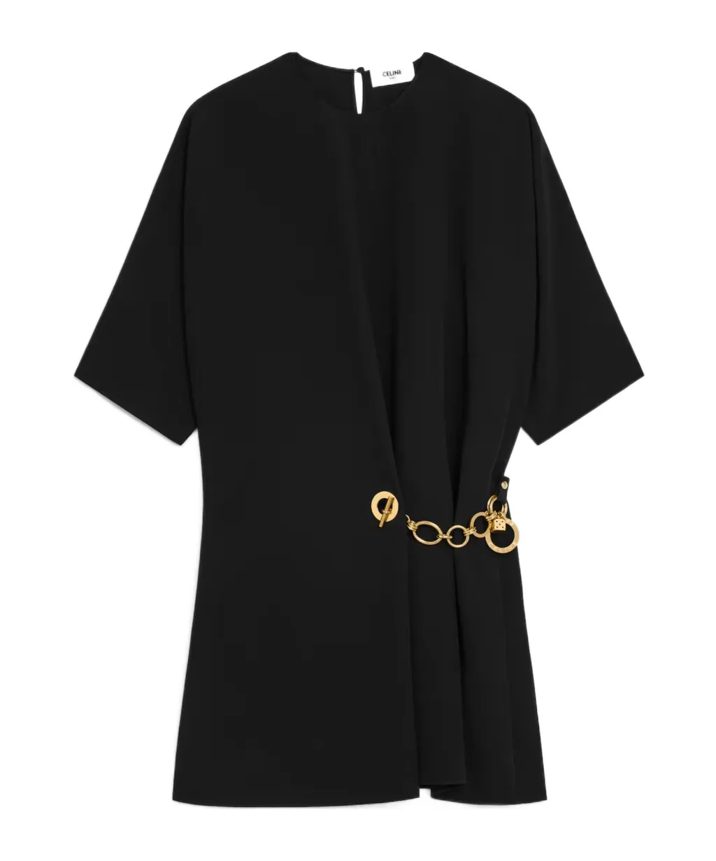 Wrap Dress In Cady