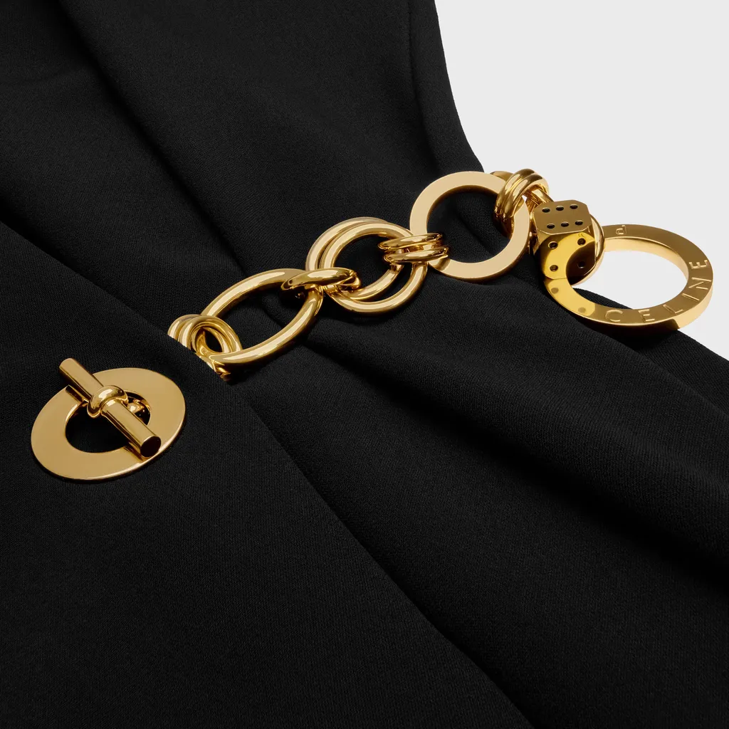 Wrap Dress In Cady