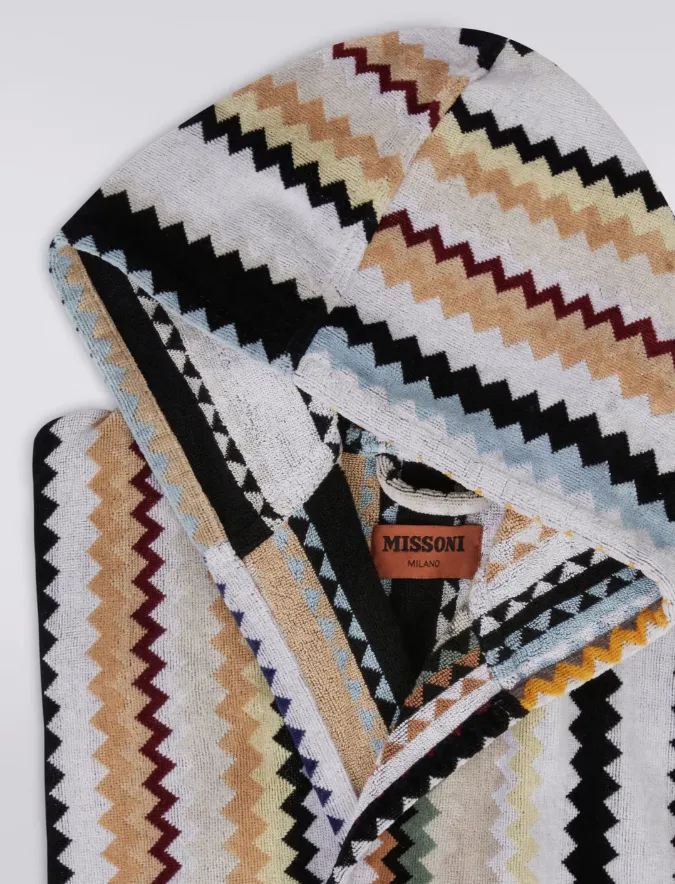 Missoni Home Belted Waist Chevron Bathrobe