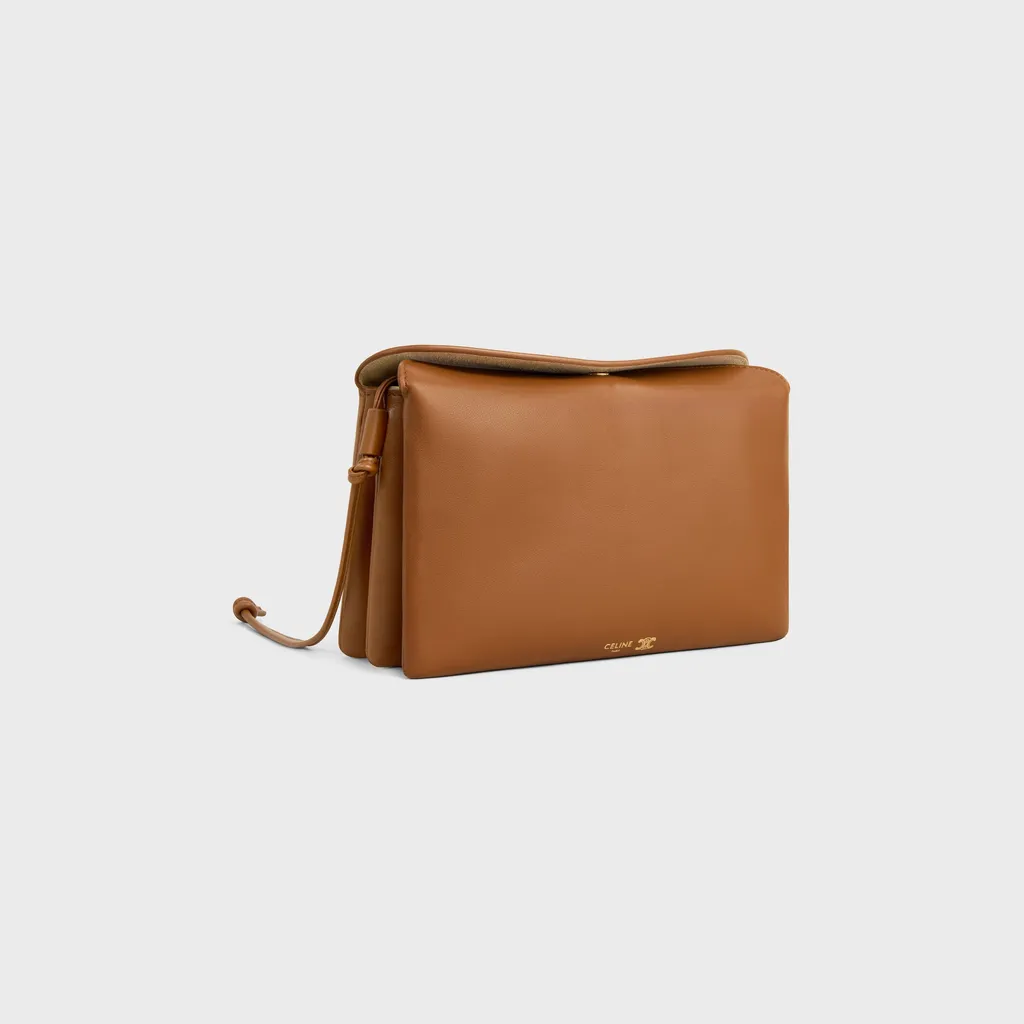 Trio Flap In Smooth Lambskin