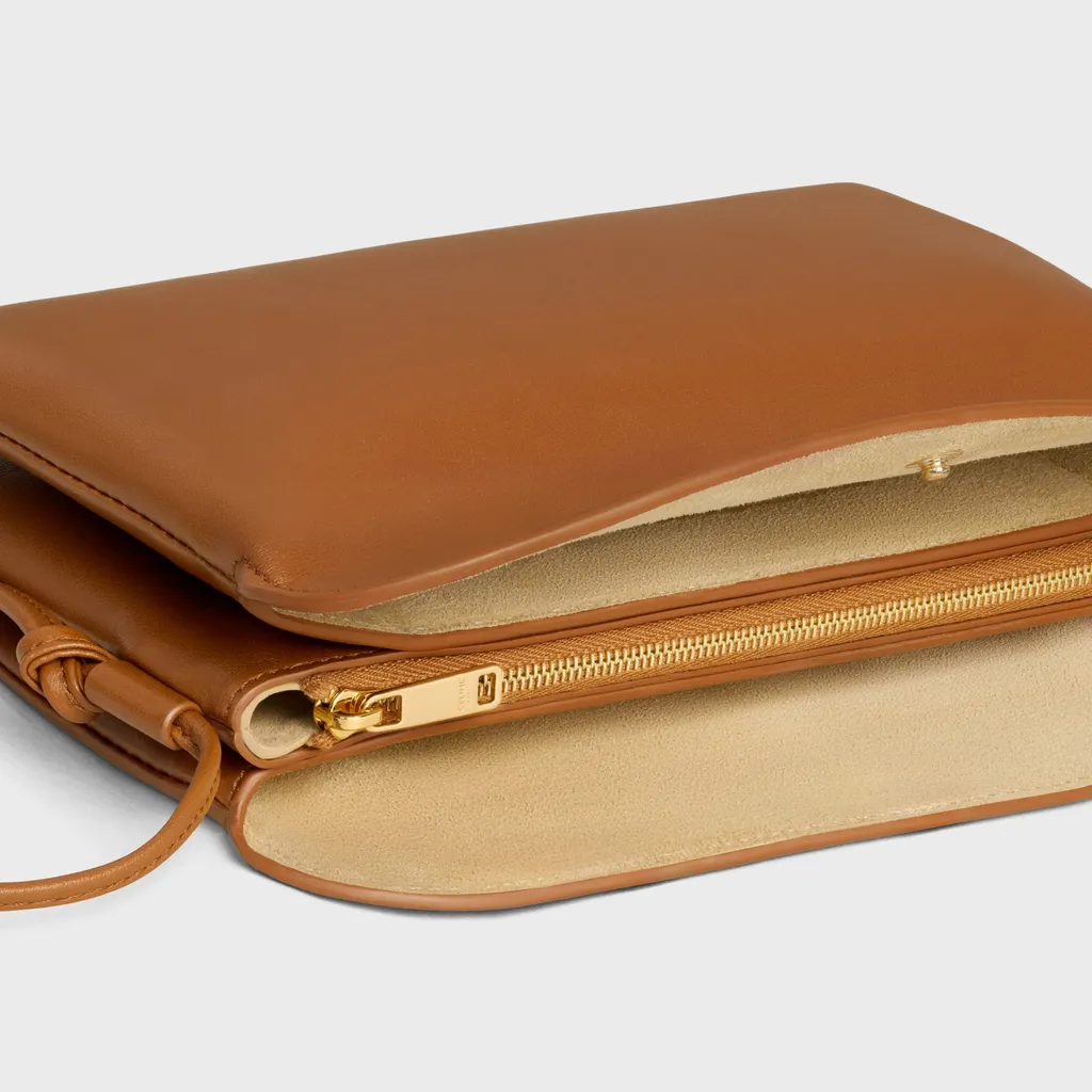 Trio Flap In Smooth Lambskin