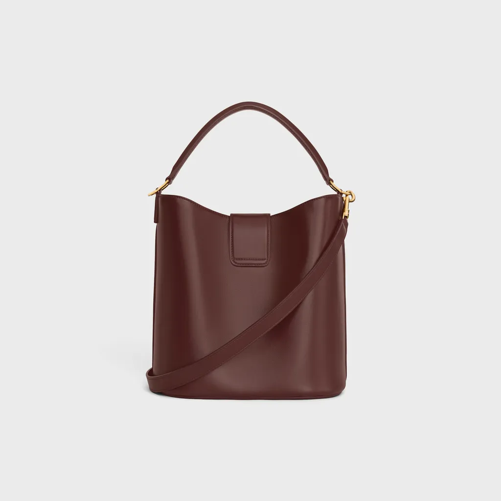 Medium Bucket Louise In Smooth Calfskin