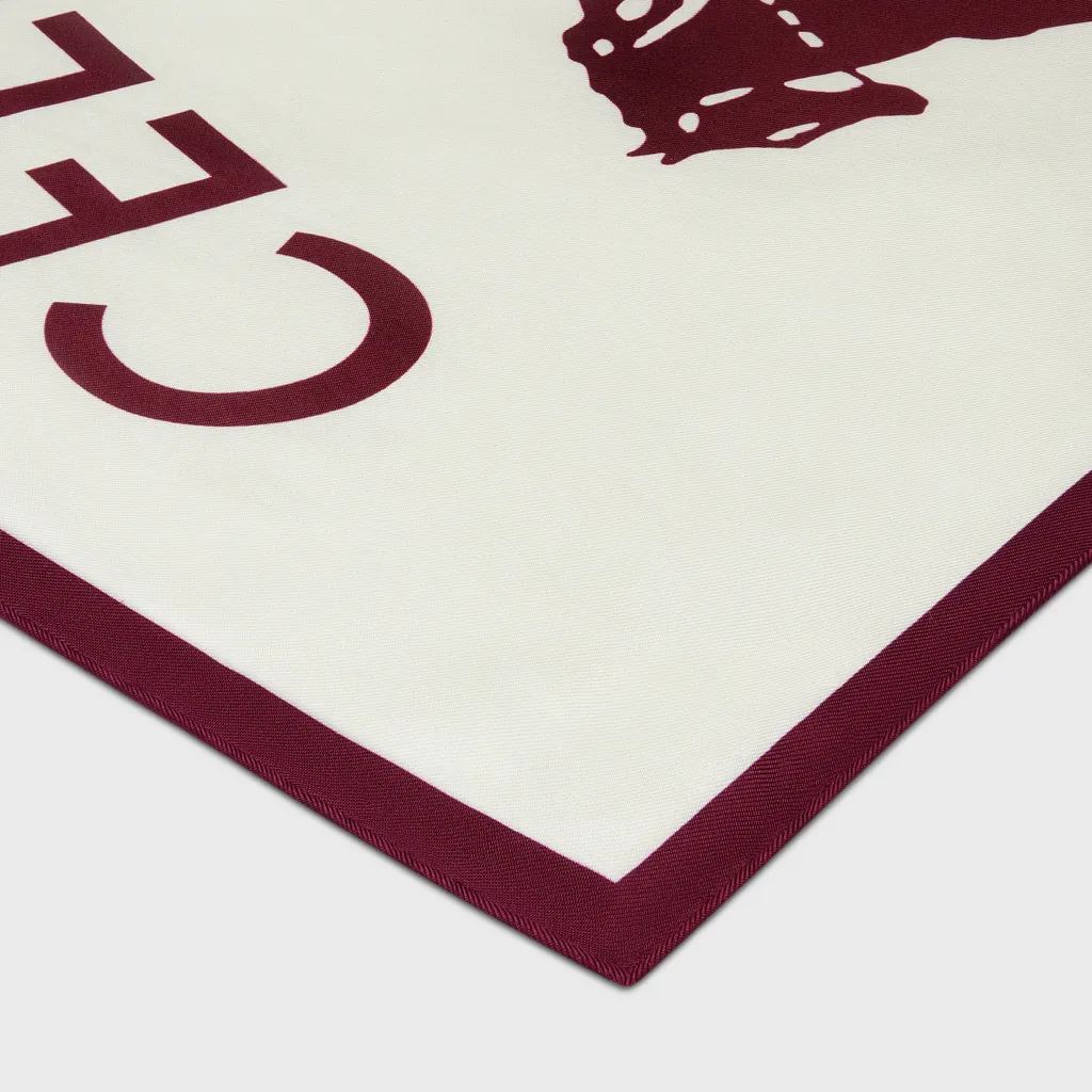 Square In Silk Twill