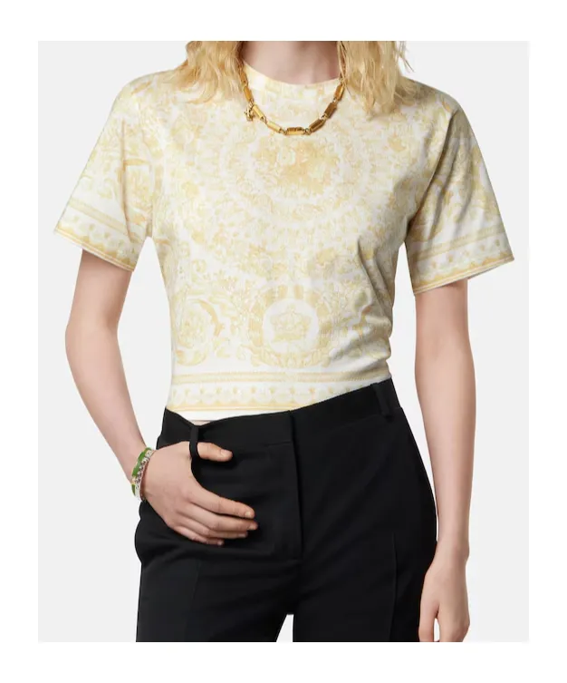 Versace Medusa-Printed Crewneck T-Shirt