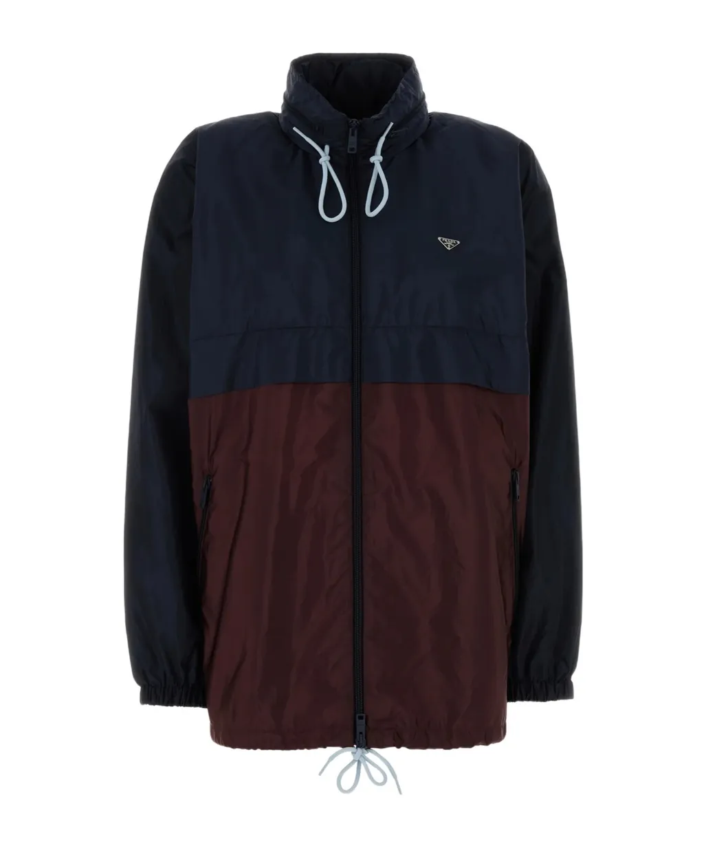 Prada Zip-Up Blouson Jacket
