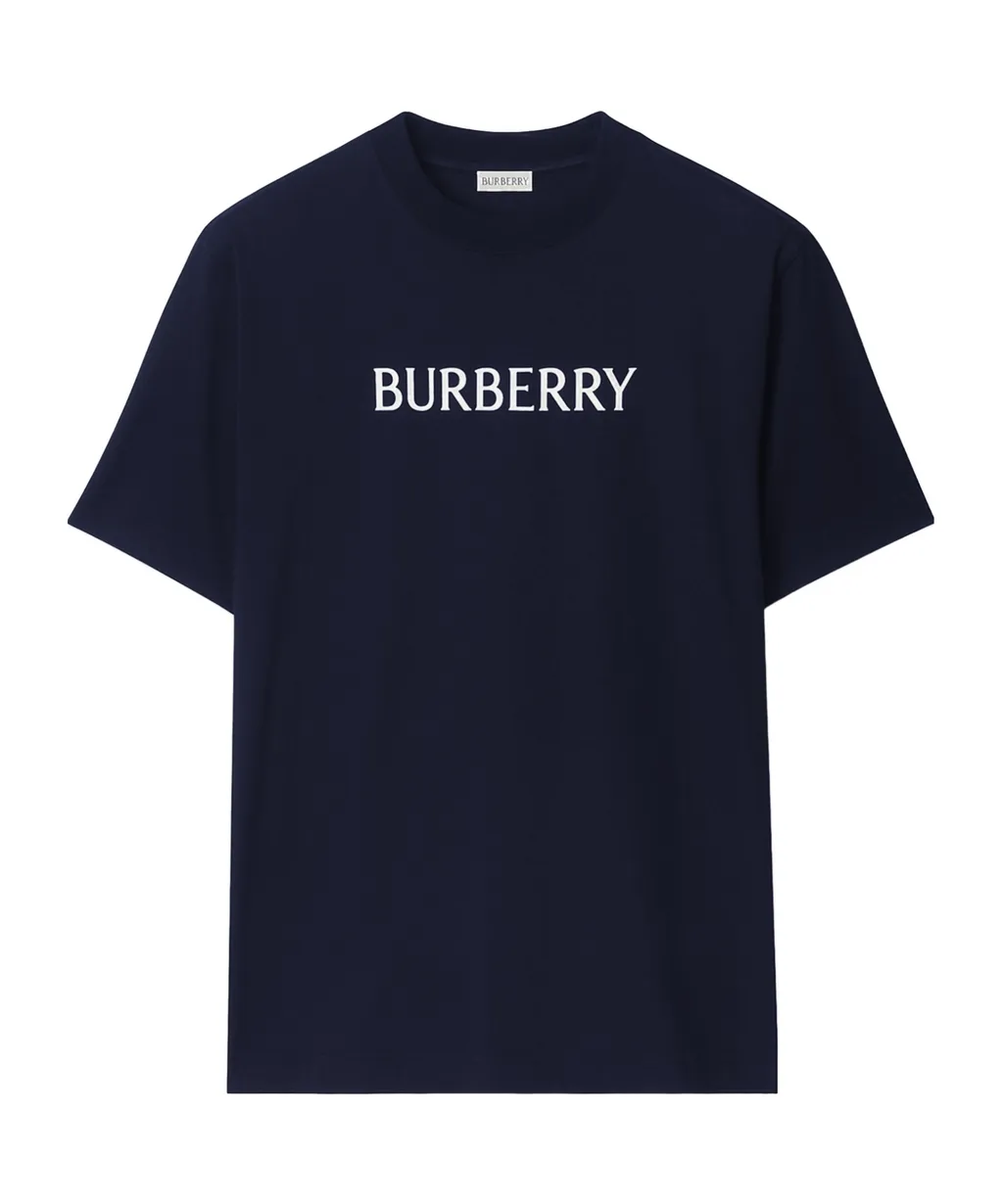Burberry Logo Printed Crewneck T-Shirt