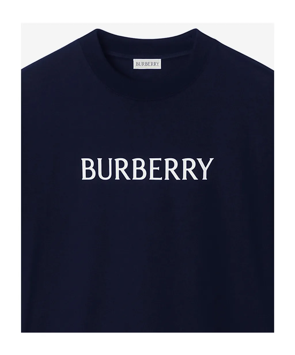 Burberry Logo Printed Crewneck T-Shirt