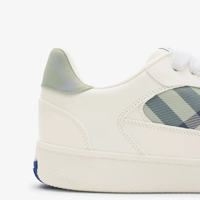 Burberry Checked Detail Low-Top Sneakers