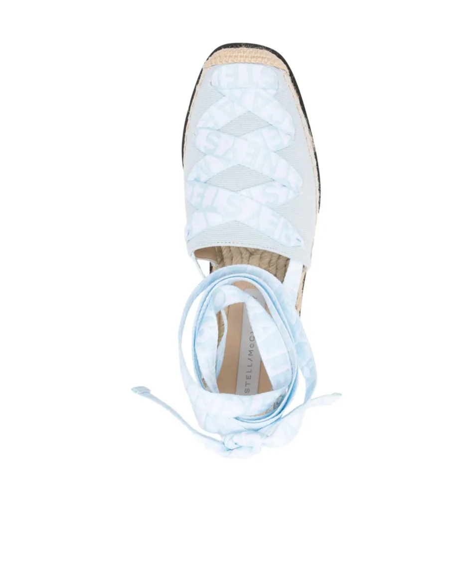 Ribbon-Detail Platform Espadrilles