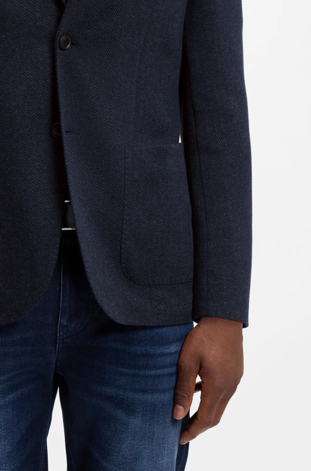 Long-Sleeved Suit Jacket