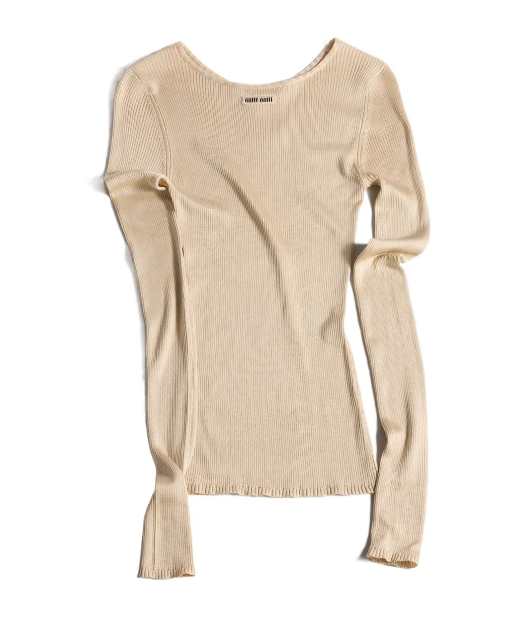 Silk Crew-Neck Sweater