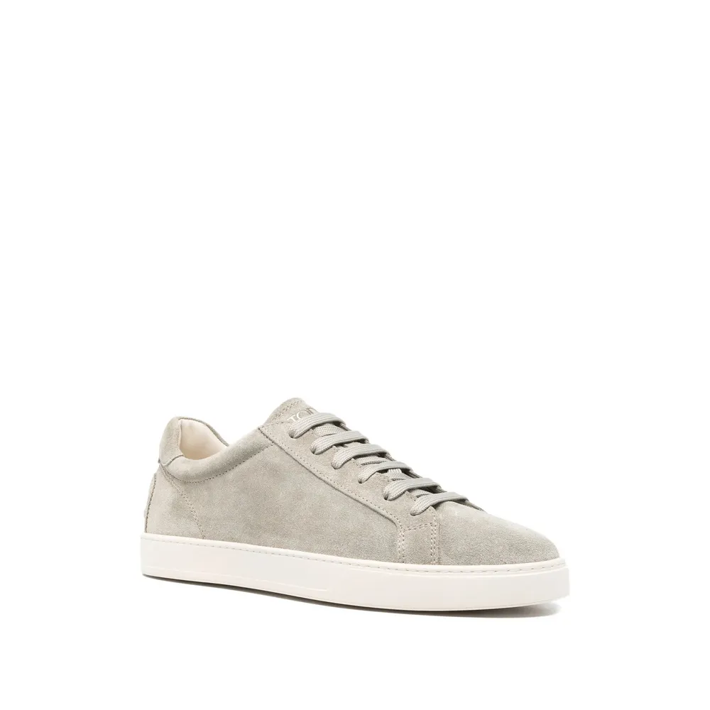Tod's Logo Printed Round Toe Sneakers
