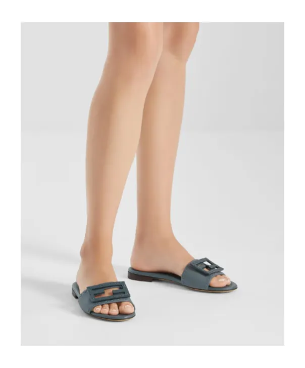Fendi Baguette Ff Slip-On Slides