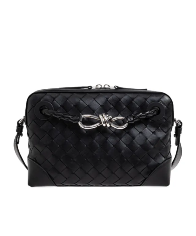 Bottega Veneta Knot Detail Intrecciato Messenger Bag