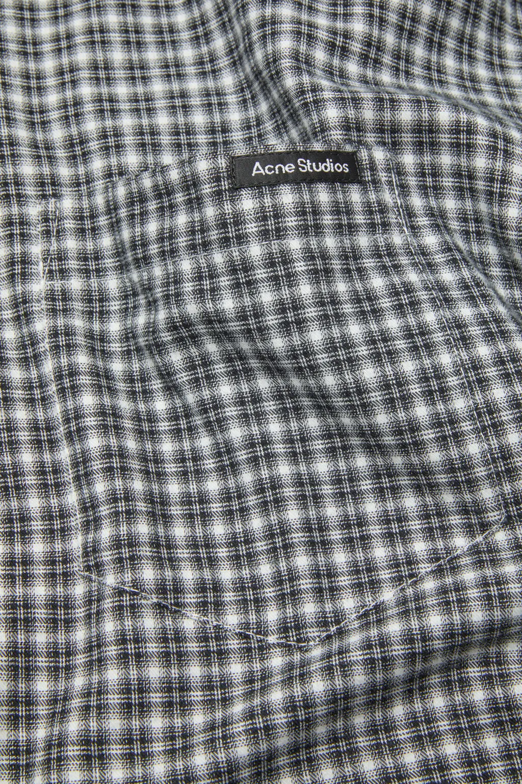 Acne Studios Checked Button-Up Shirt