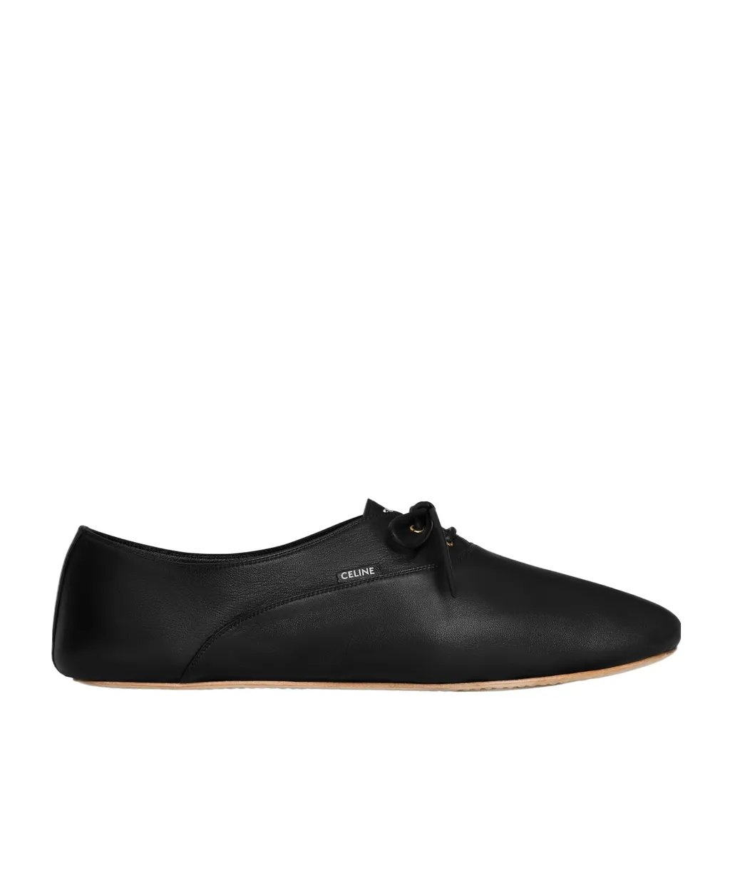 Ballet Lace-Up Shoe In Lambskin