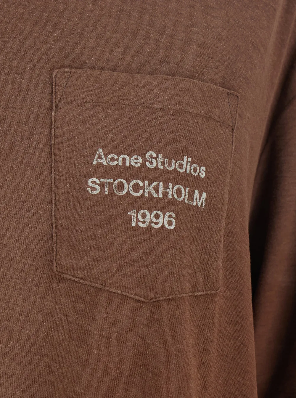 Acne Studios Logo-Printed Crewneck T-Shirt