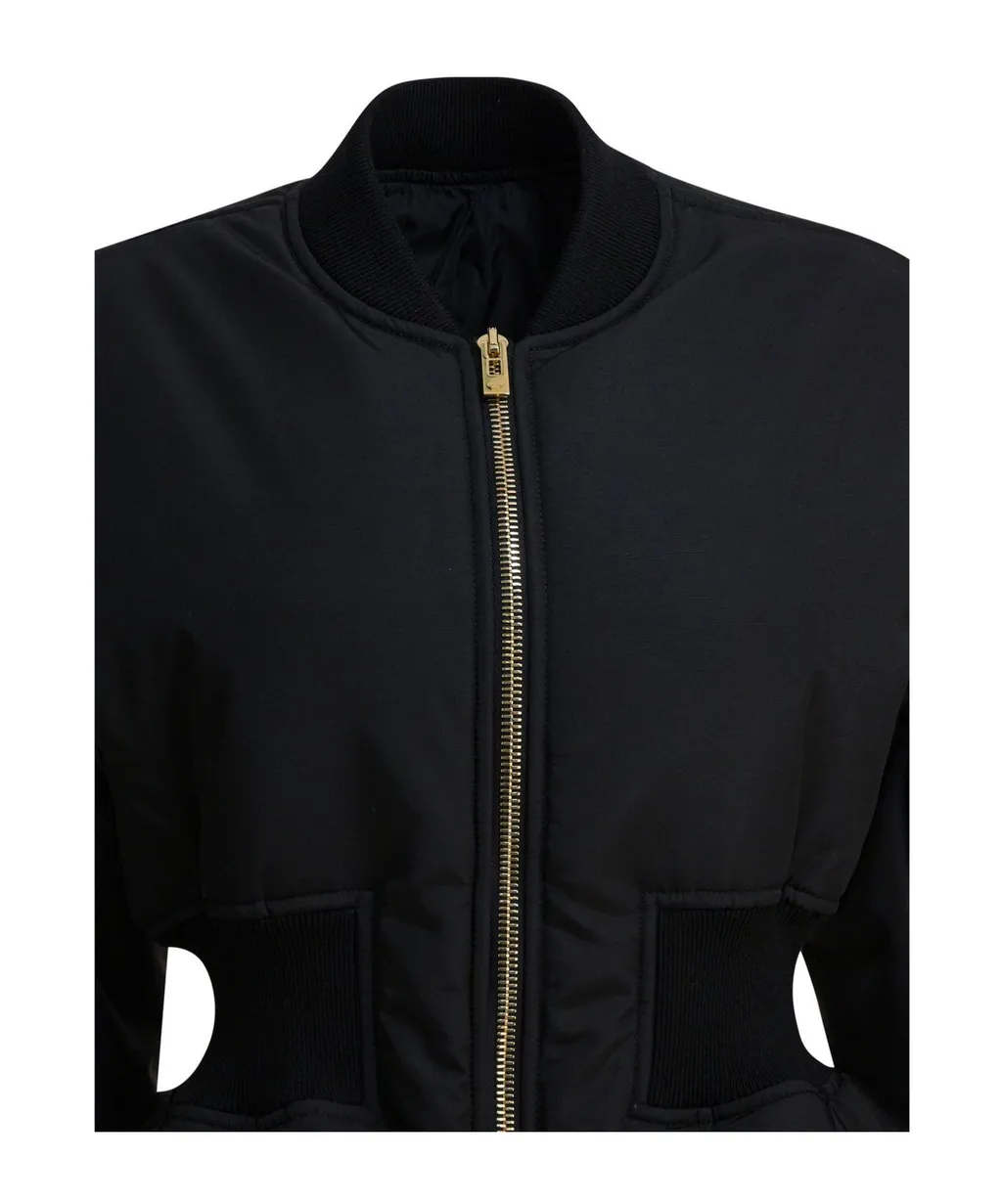AlaÏA Zipped Bomber Jacket