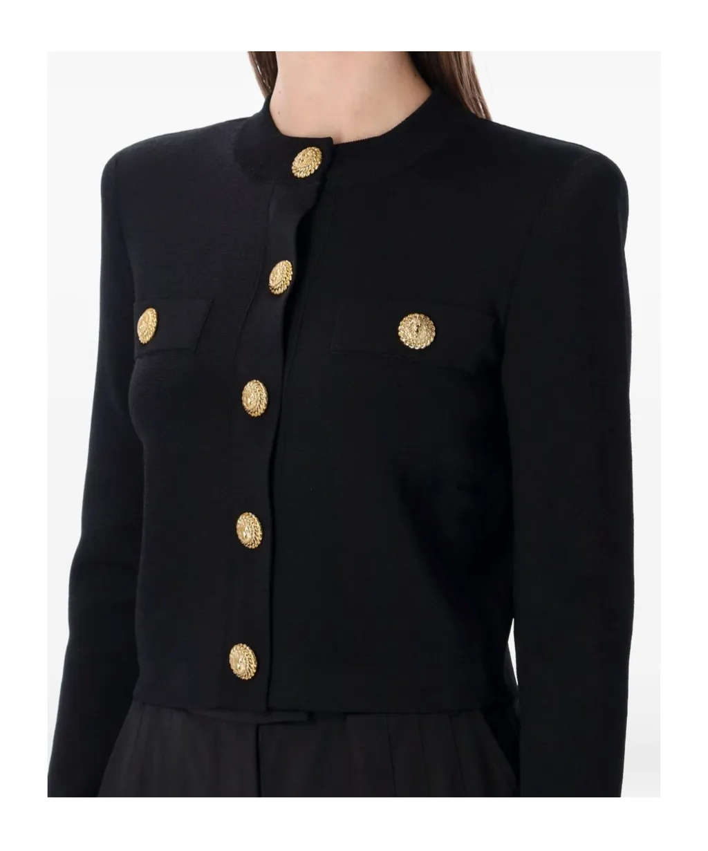 Balmain Button-Embellished Cardigan