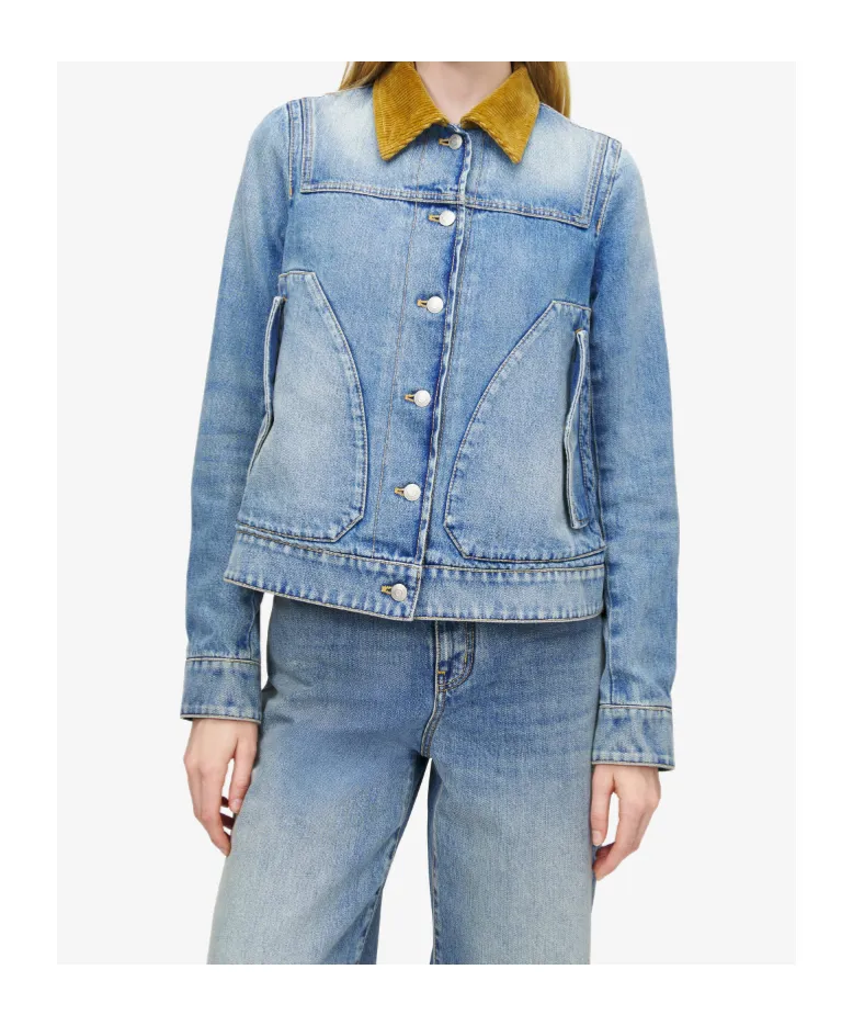 Alexander Mcqueen Boxy Denim Jacket
