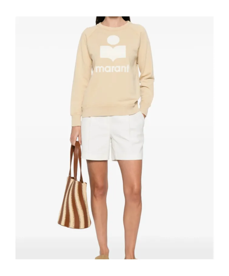 Isabel Marant ÉToile Logo Print Crewneck Sweatshirt