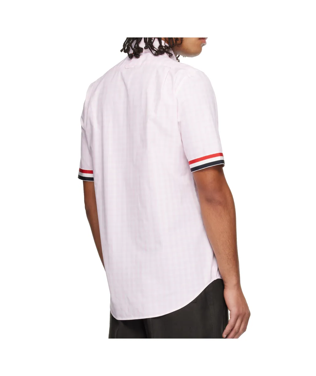 Thom Browne Gingham Check Short Sleeve Shirt