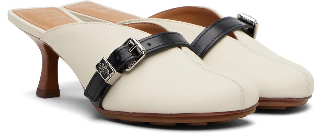 Buckle Heeled Mules