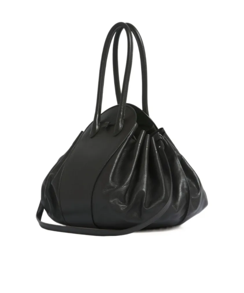 Marni Logo Stamped Tulipea Large Handbag