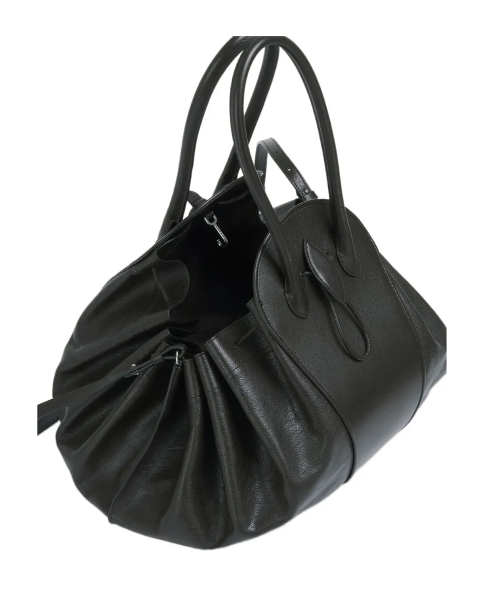 Marni Logo Stamped Tulipea Large Handbag