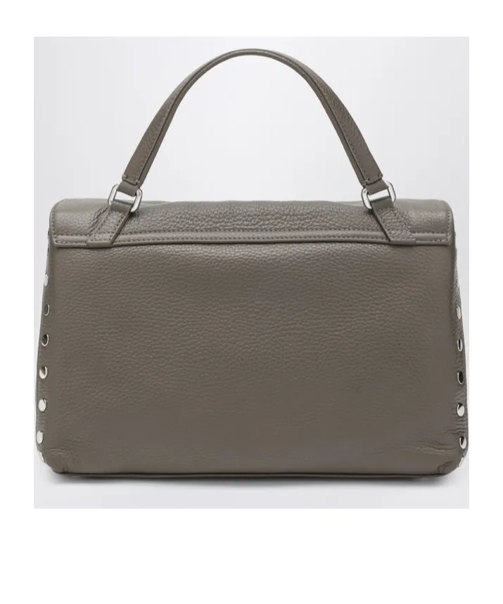 Postina Studded Turn-Lock Tote Bag