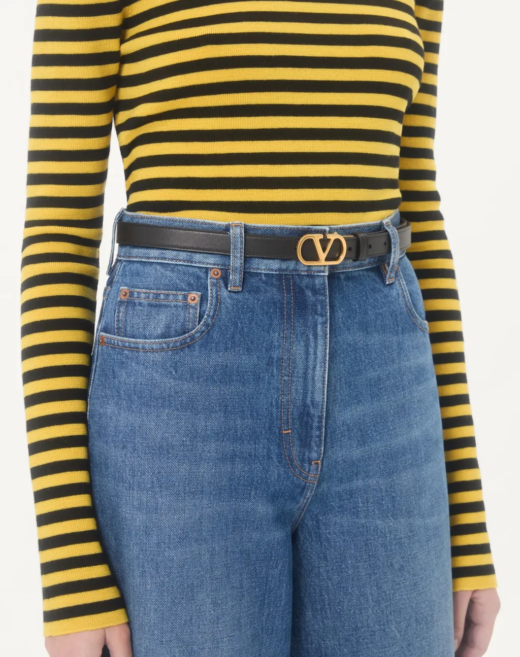 Valentino	Vlogo Signature Buckled Reversible Belt