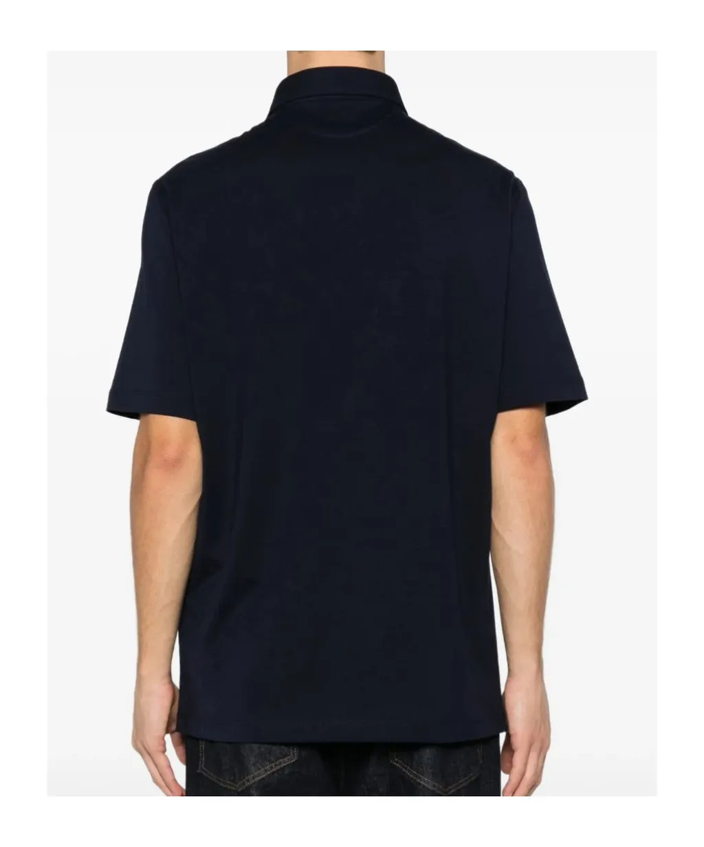 Button-Up Polo Shirt