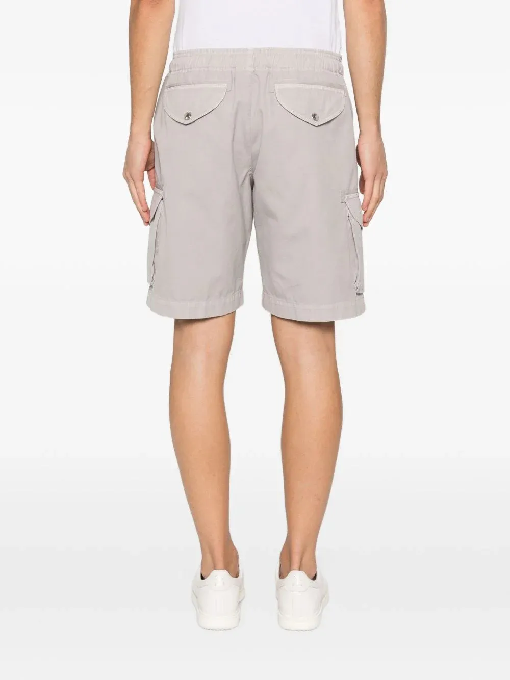 Drawstring-Fastening Cargo Shorts