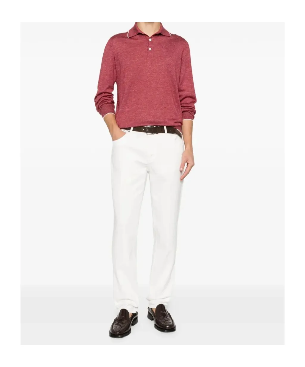 Trim-Detail Polo Shirt
