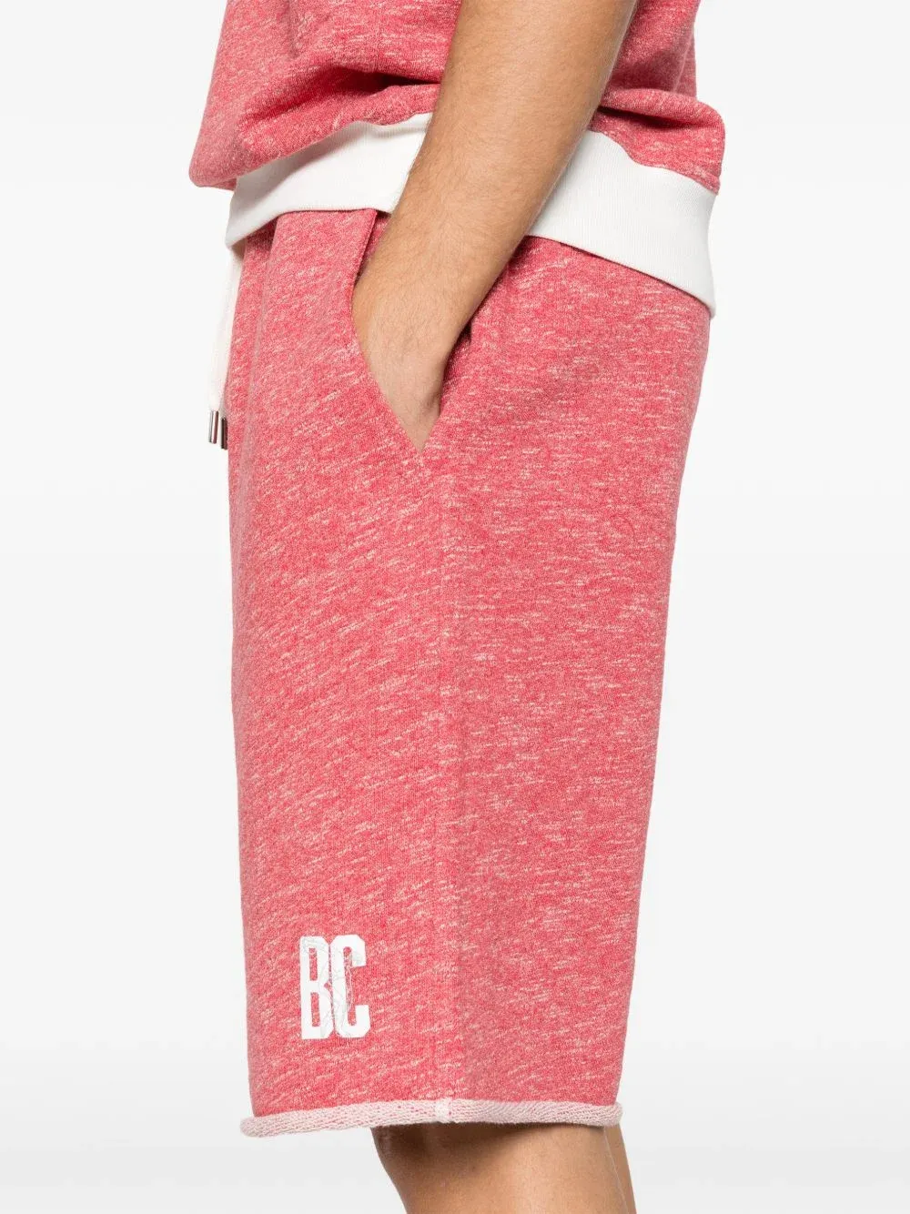 Drawstring-Fastening Logo-Print Shorts