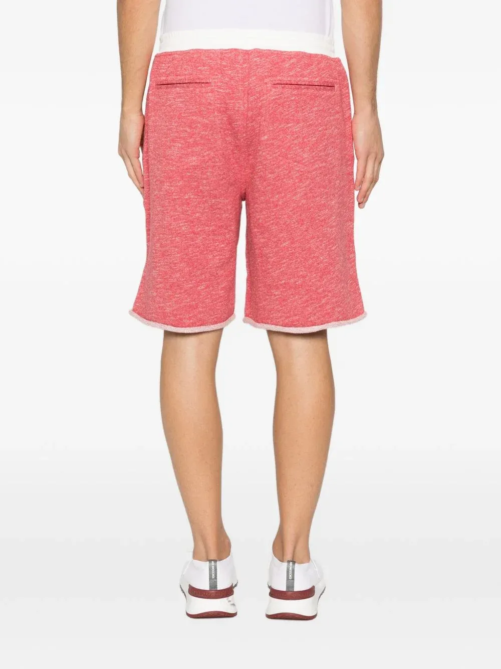 Drawstring-Fastening Logo-Print Shorts