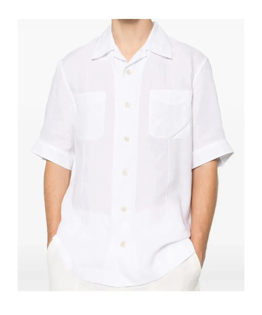 Chest-Pocket Short-Sleeve Shirt