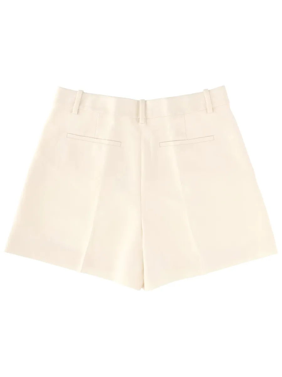 Theory Pleat Detailed Shorts