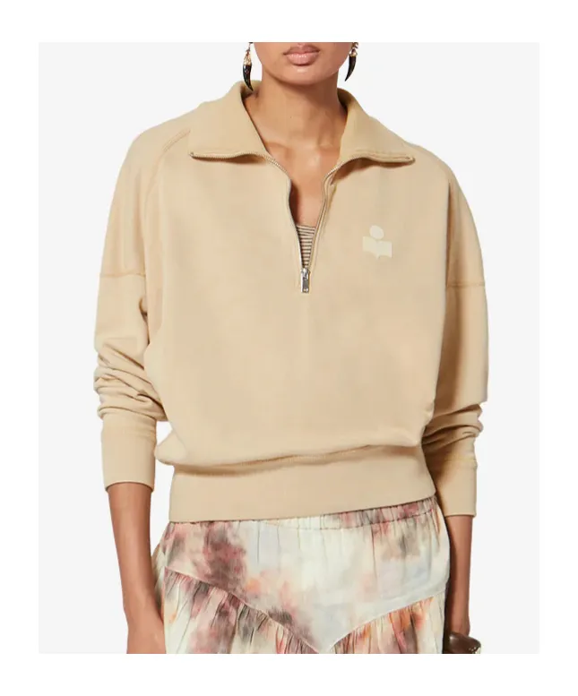 Isabel Marant Toile Ross Stand-Up Collar Sweatshirt
