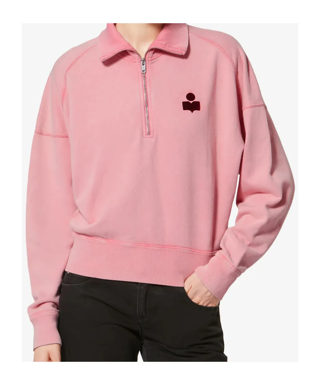 Isabel Marant ÉToile Ross Stand-Up Collar Sweatshirt