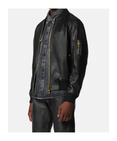 Leather Bomber Jacket