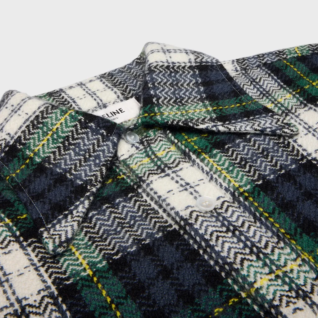 Shirt In Tartan Cashmere