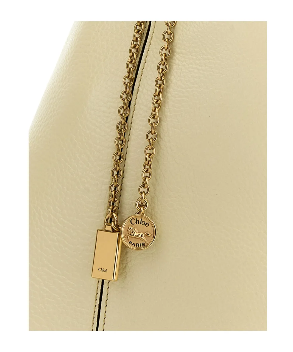 Chlo Spin Charm Detailed Tote Bag