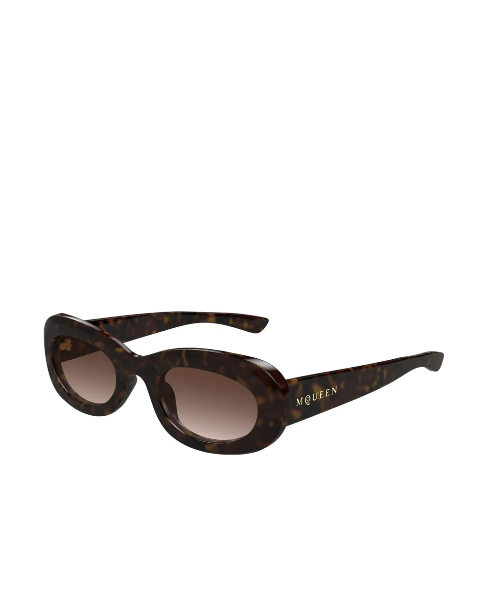 Alexander Mcqueen Eyewear Oval Frame Sunglasses