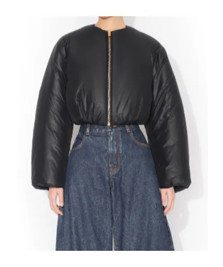 Nylon Pleated Bomber