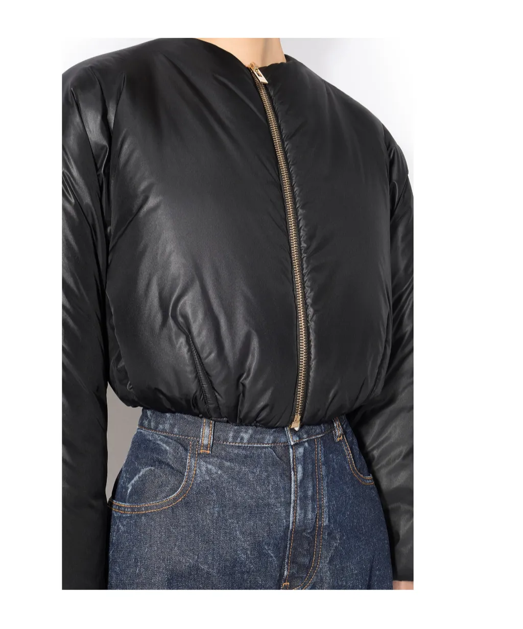 Nylon Pleated Bomber