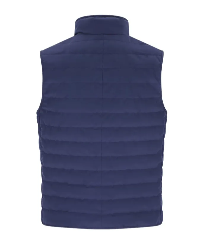 Brunello Cucinelli Bonded Zip-Up Padded Vest